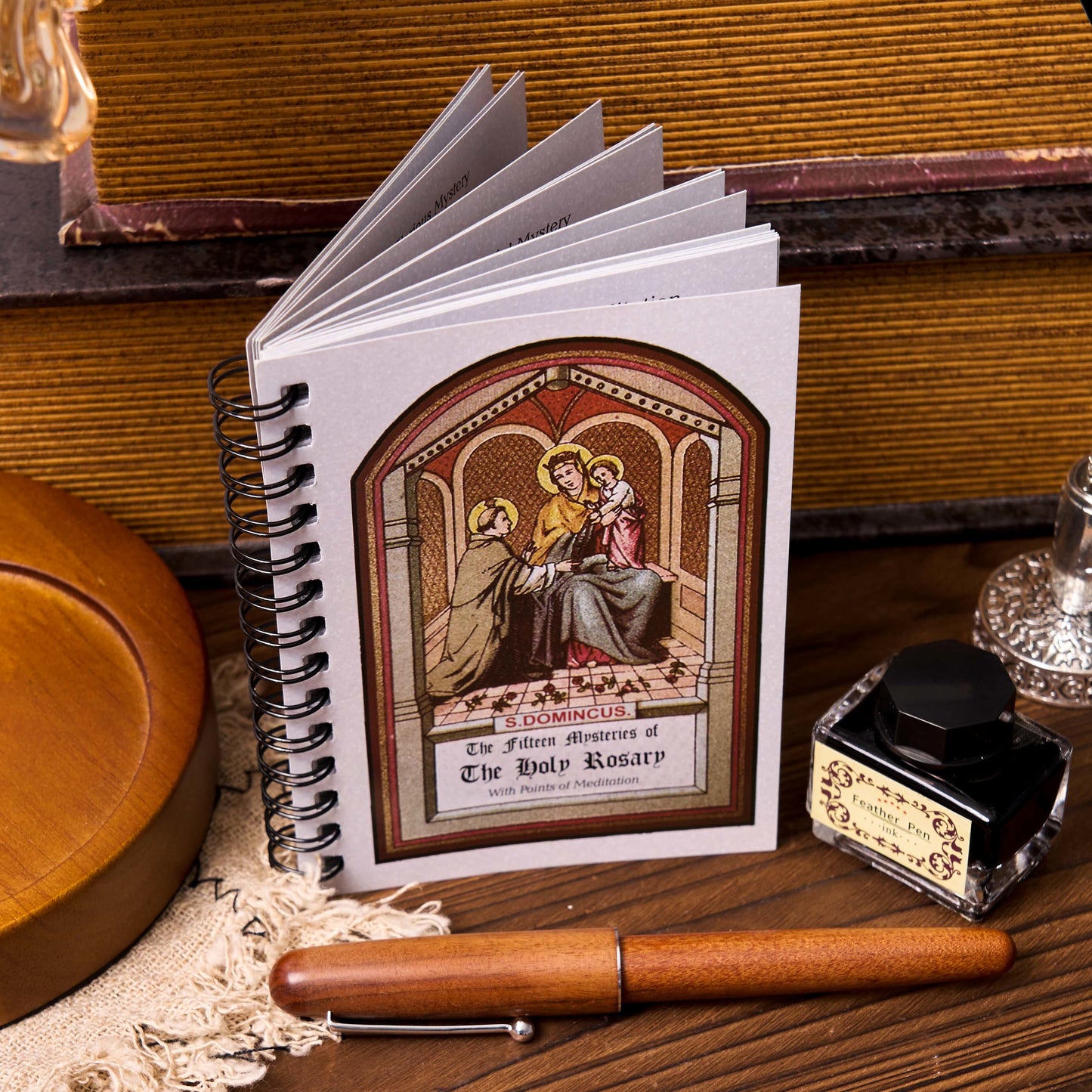 AMUSOUL POCKET-SIZE Rosary Meditation Book