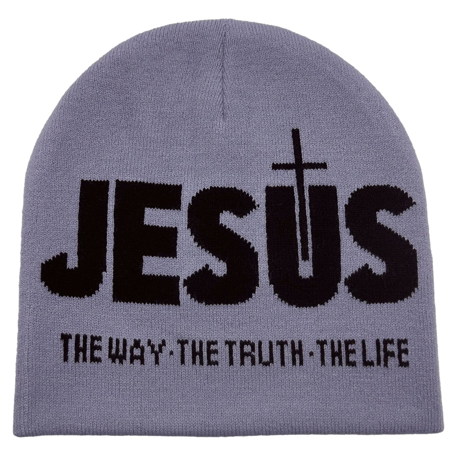 AMUSOUL JESUS Jacquard Autumn/Winter Outdoor Cycling Knit Hat
