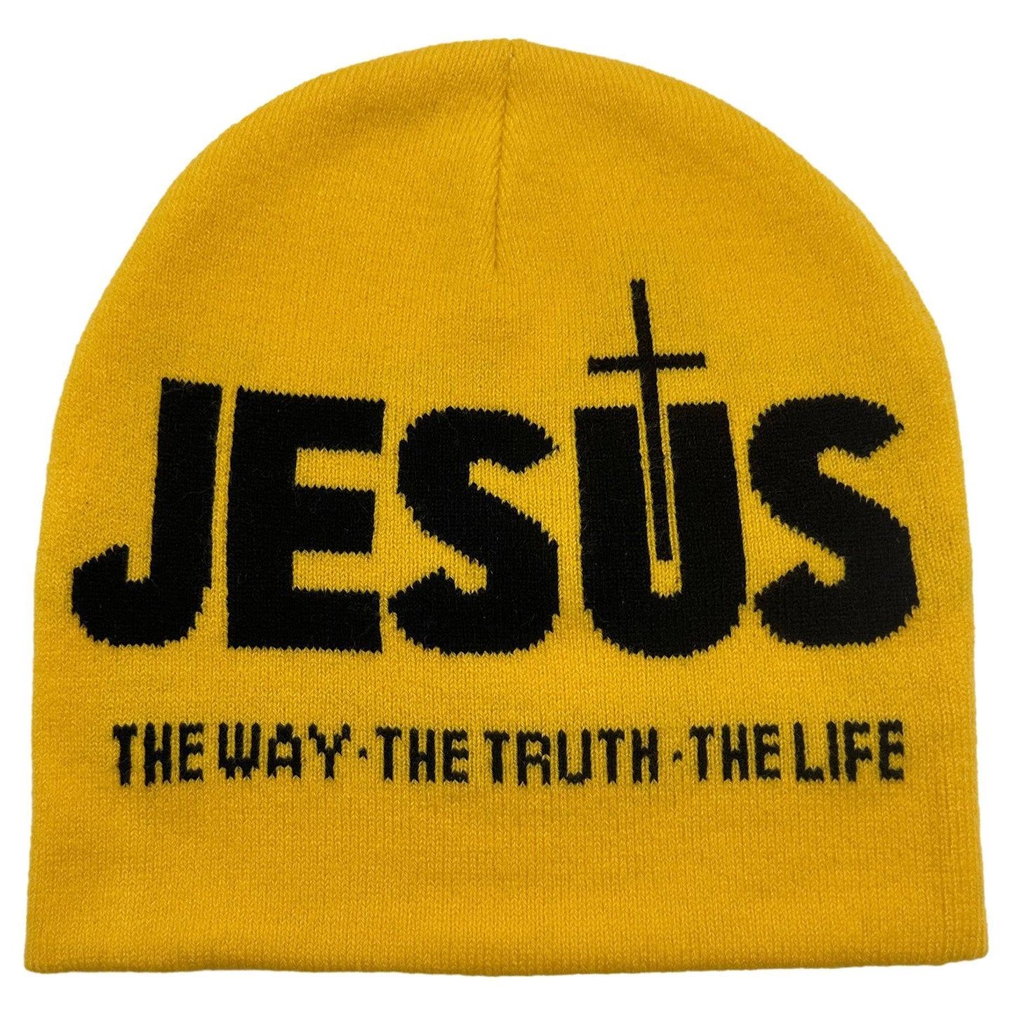 AMUSOUL JESUS Jacquard Autumn/Winter Outdoor Cycling Knit Hat