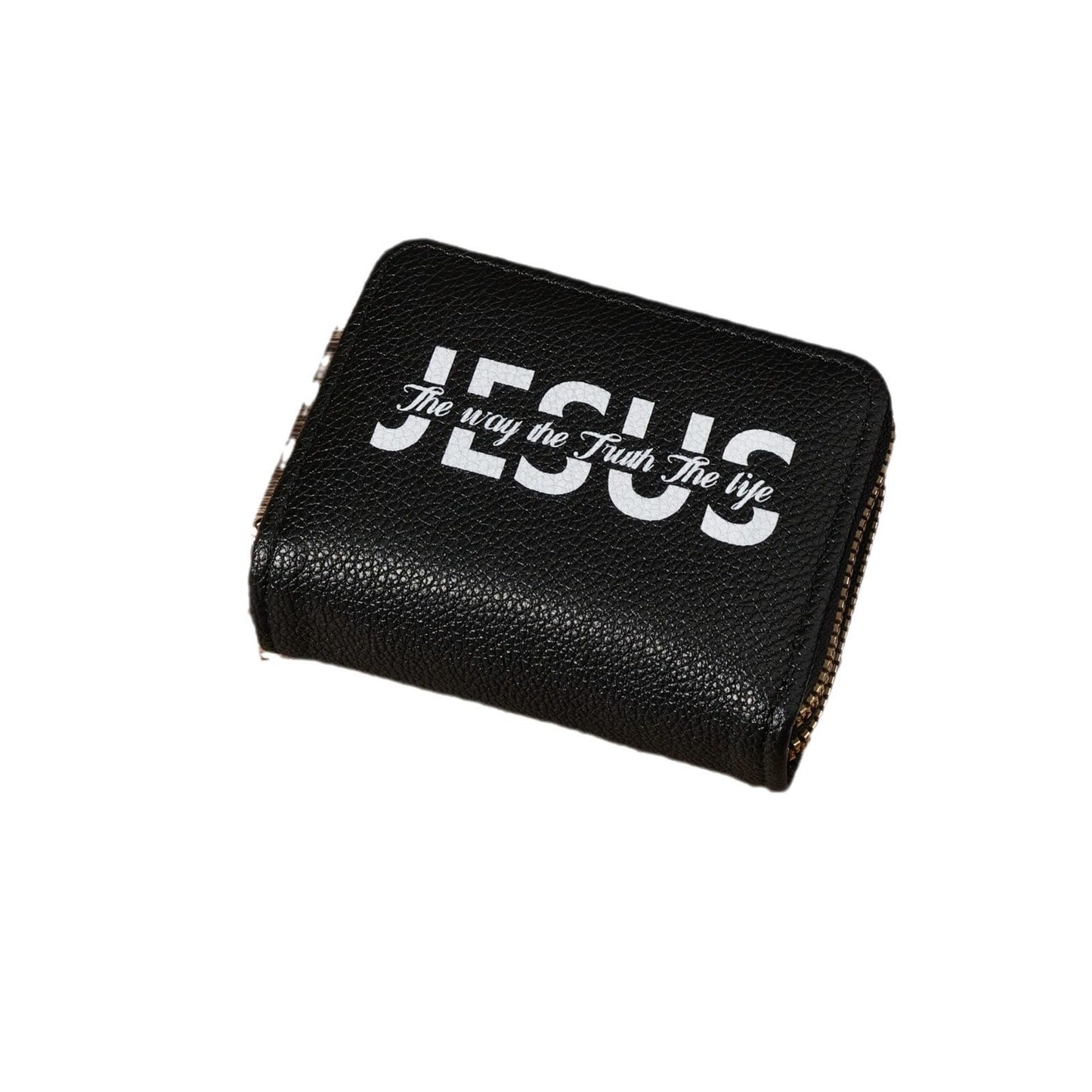 AMUSOUL Jesus Leather Wallet Collection: Elegant Faith
