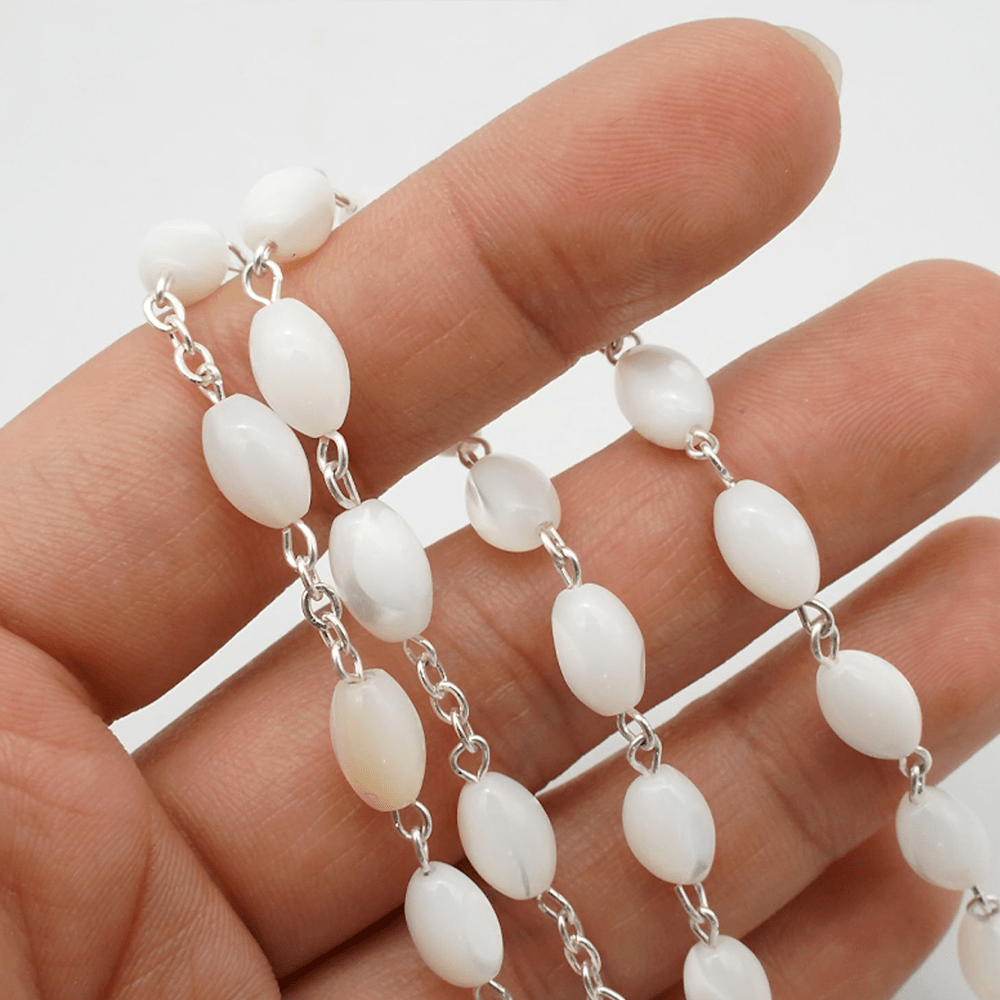 AMUSOUL Blessed Virgin Mary: Catholic Mother-of-Pearl Rosary