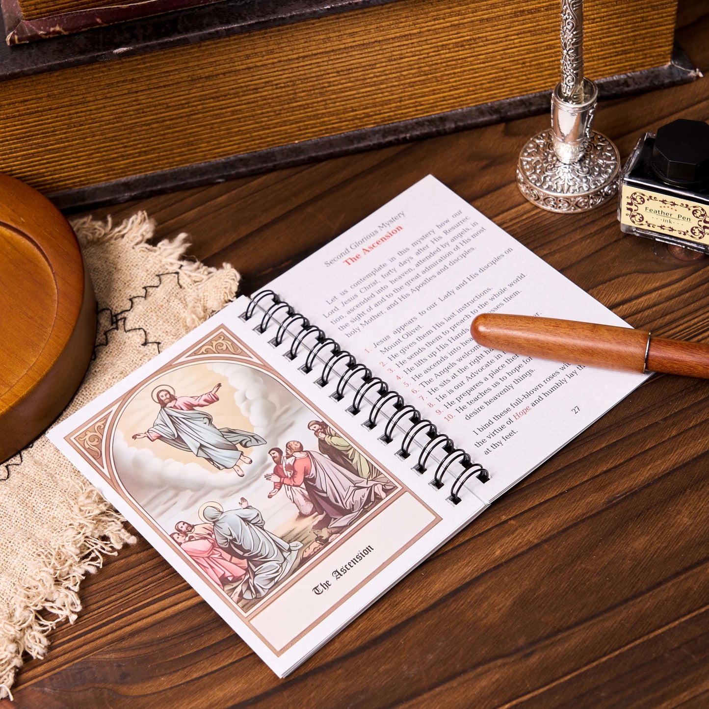 AMUSOUL POCKET-SIZE Rosary Meditation Book