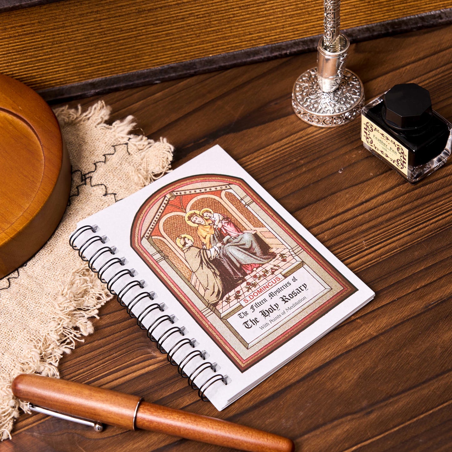 AMUSOUL POCKET-SIZE Rosary Meditation Book