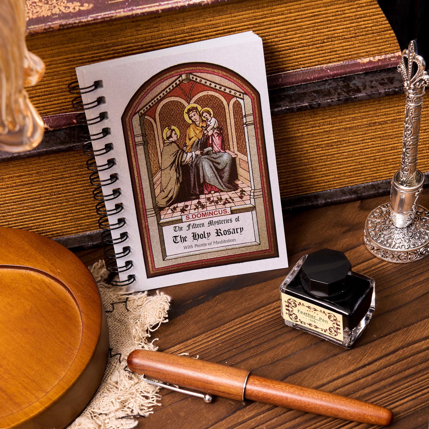 AMUSOUL POCKET-SIZE Rosary Meditation Book