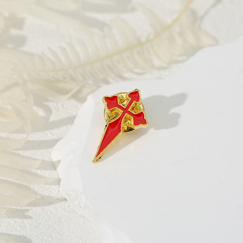 AMUSOUL  4pcs/set Retro Fresh Style Anti-exposure Pin Fashion Religion Brooch