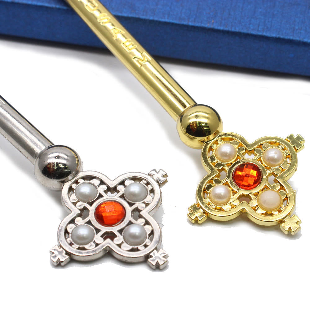 AMUSOUL Classic Style Jerusalem Devine Faith Blessing Hand Cross