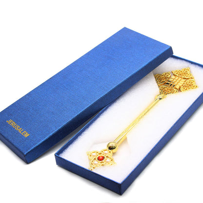 AMUSOUL Classic Style Jerusalem Devine Faith Blessing Hand Cross