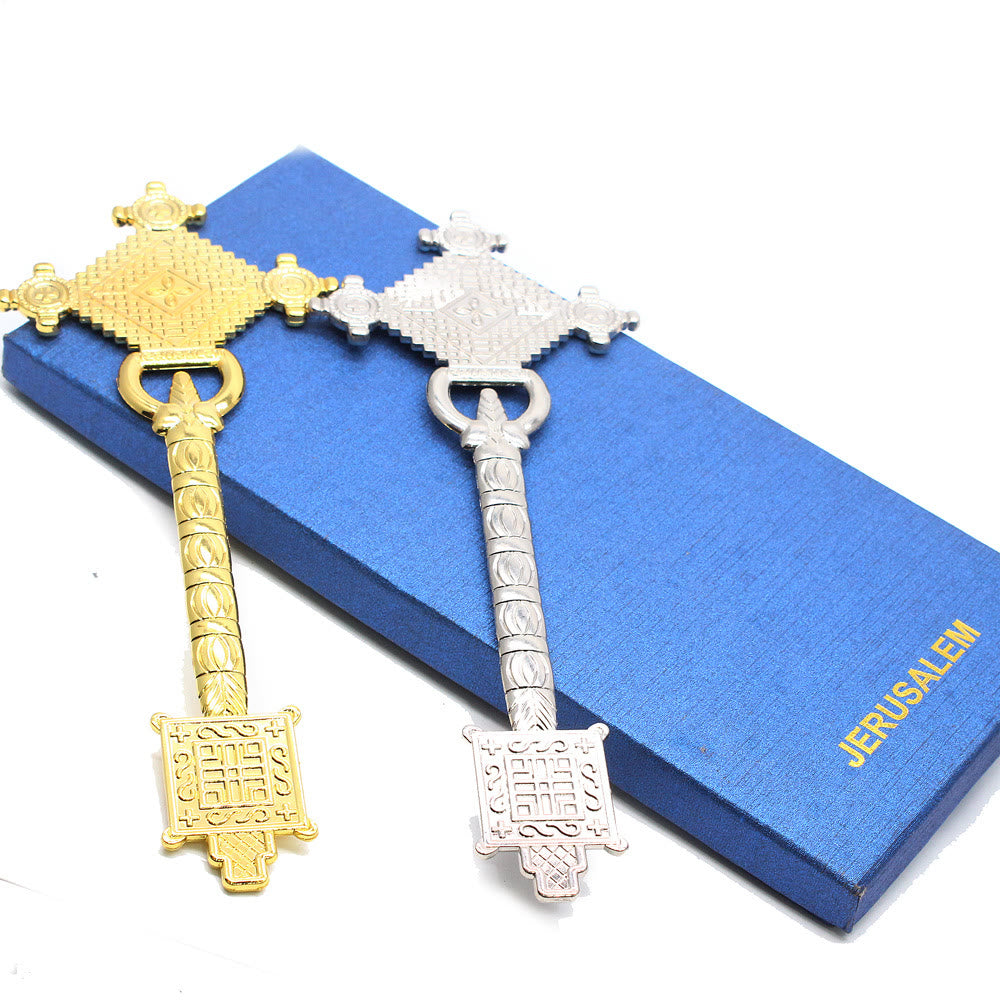 AMUSOUL  Classic Style Jerusalem Splendor Majesty Blessing Hand Cross