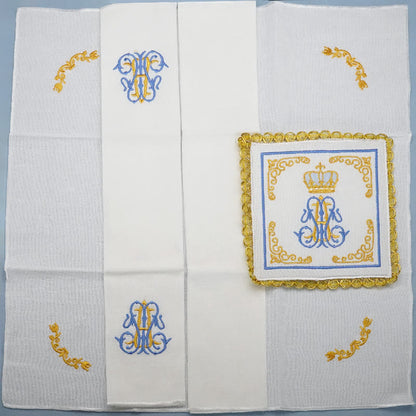 AMUSOUL  Classic Style Divine Floral Majesty Altar Linen Set