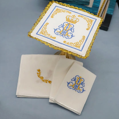 AMUSOUL  Classic Style Divine Floral Majesty Altar Linen Set
