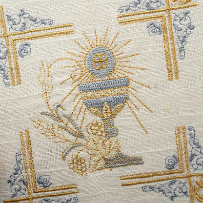 AMUSOUL  Classic Style Chalice Veil and Purificator Set Religious Altar Linen Set