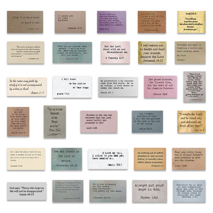 AMUSOUL  Classic Religious Bible Verse Inspiring Quotes Faith Stickers