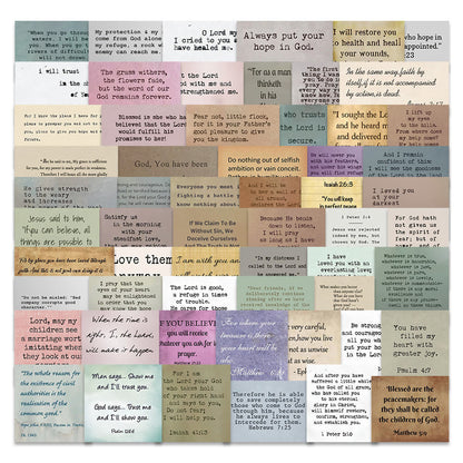 AMUSOUL  Classic Religious Bible Verse Inspiring Quotes Faith Stickers