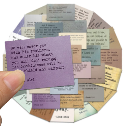 AMUSOUL  Classic Bible Verse Inspiring Quotes Faith Decoration Stickers