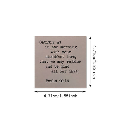 AMUSOUL  Classic Bible Verse Inspiring Quotes Faith Decoration Stickers