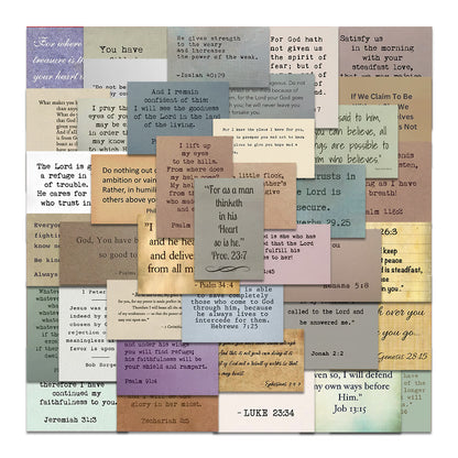 AMUSOUL  Classic Bible Verse Inspiring Quotes Faith Decoration Stickers