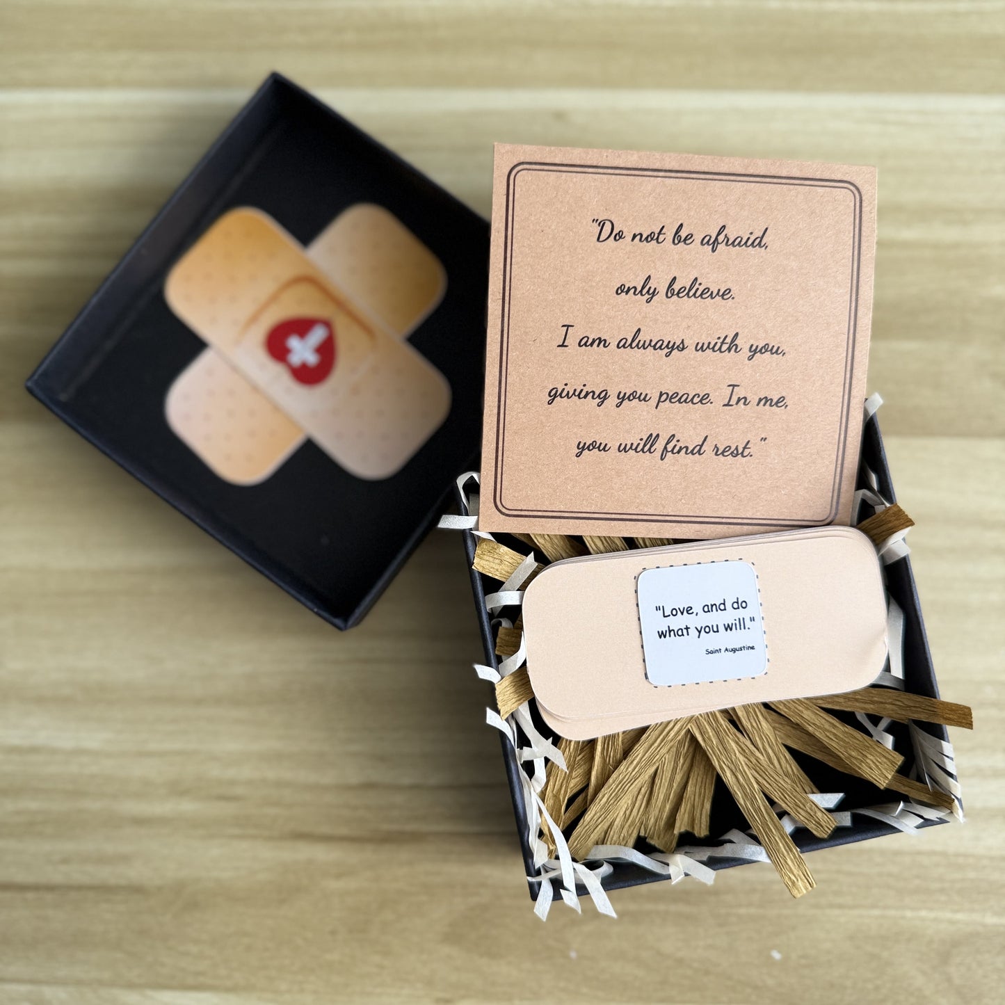 AMUSOUL  Jesus Cure You Band-Aid with Bible Verse Healing Gift