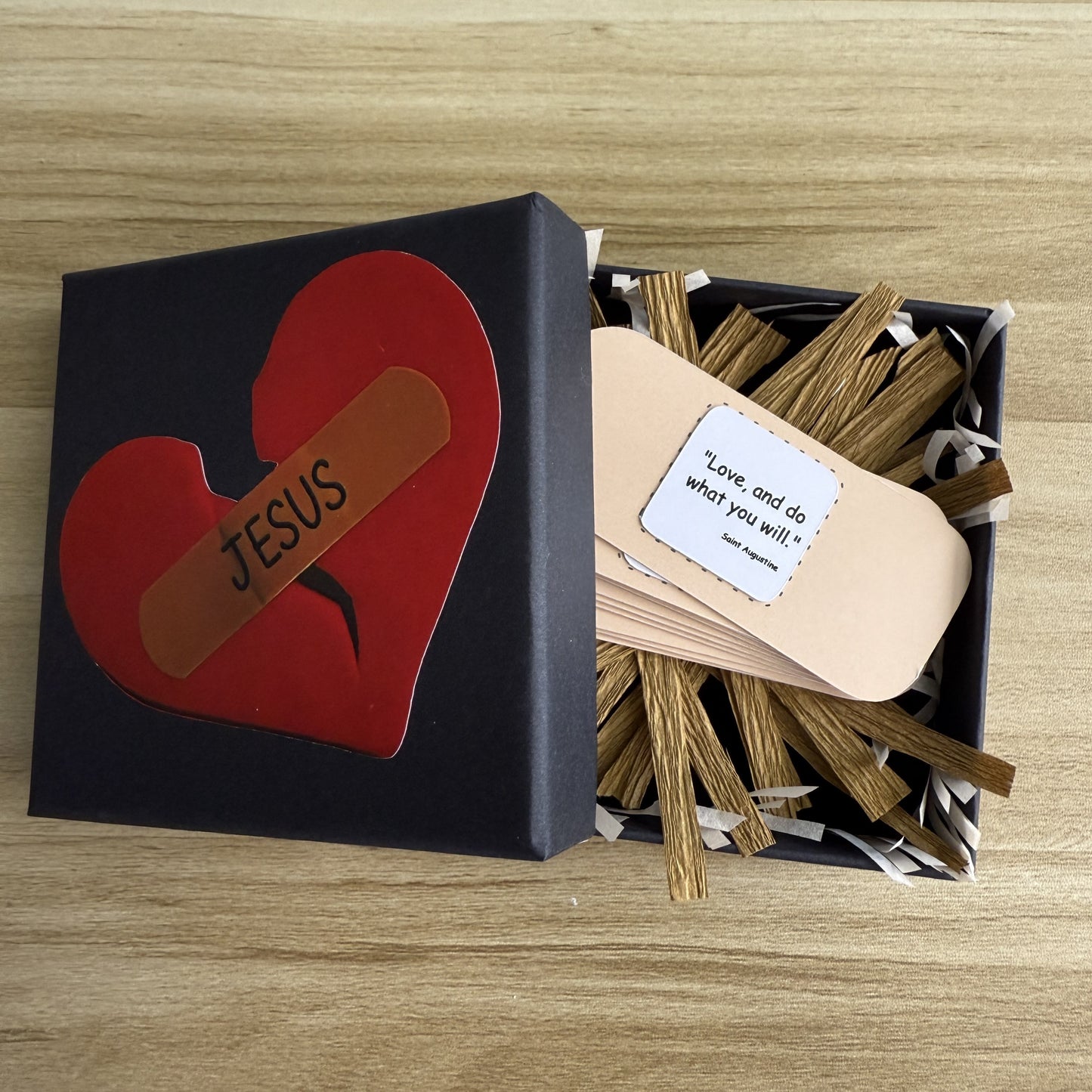 AMUSOUL  Jesus Cure You Band-Aid with Bible Verse Healing Gift