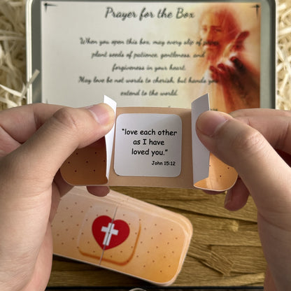 AMUSOUL  Jesus Cure You Band-Aid with Bible Verse Healing Gift