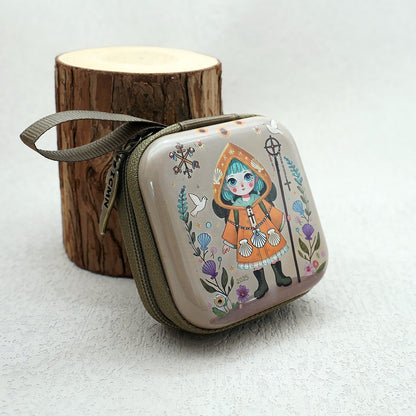 AMUSOUL  9 Patterns Cartoon Style Square Rosary Cases: A Beautiful Blend of Faith and Function