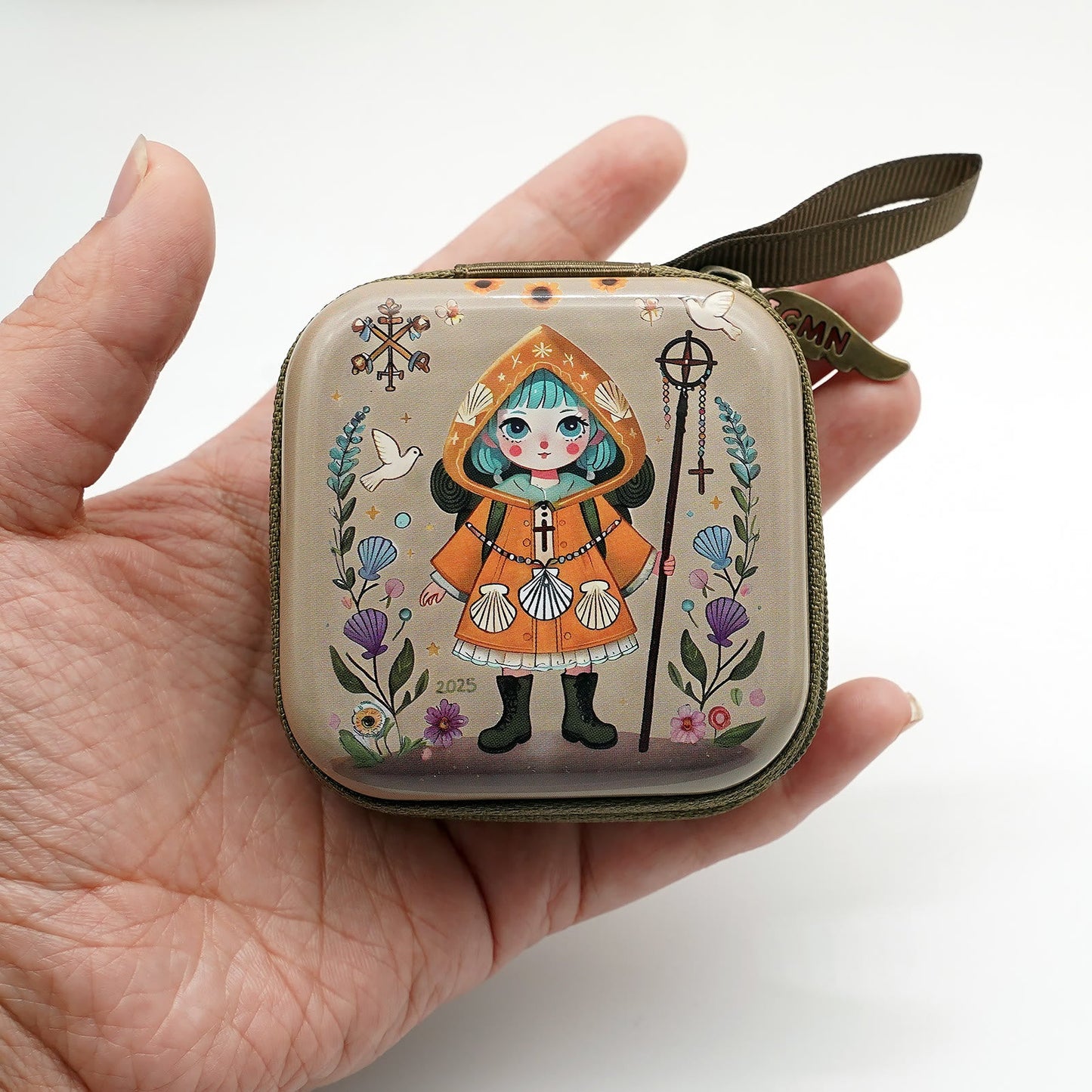 AMUSOUL  9 Patterns Cartoon Style Square Rosary Cases: A Beautiful Blend of Faith and Function