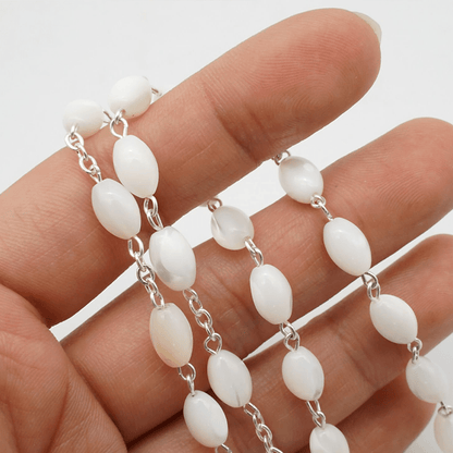 AMUSOUL Blessed Virgin Mary: Catholic Mother-of-Pearl Rosary
